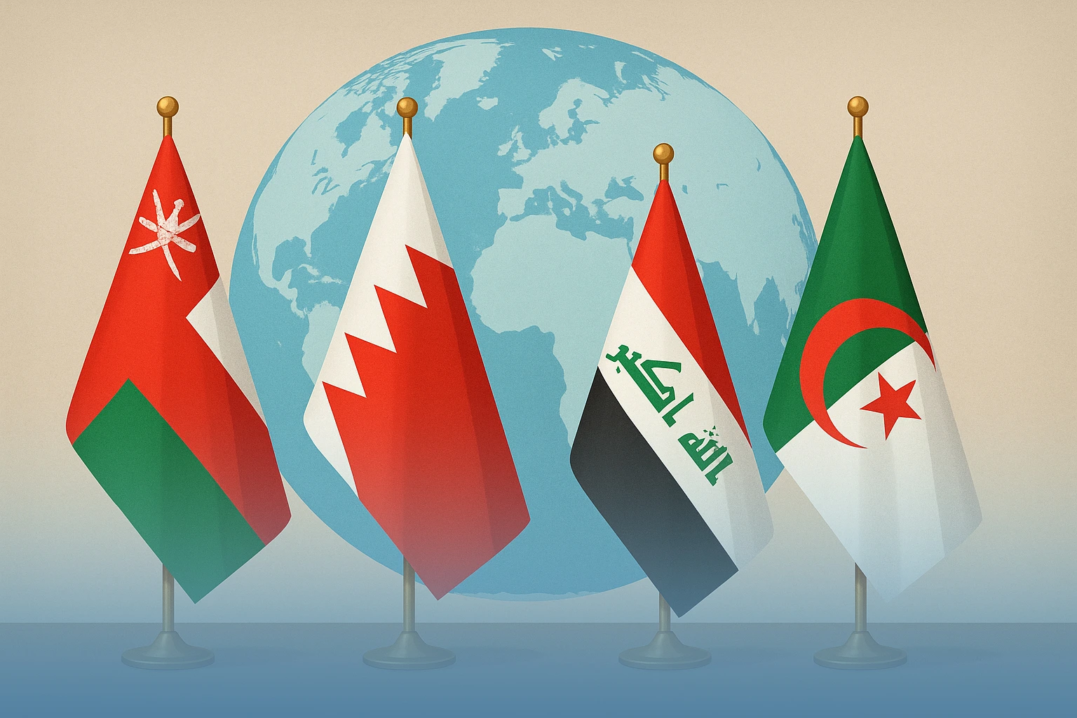 Image of وزير النقل والاتصالات وتقنية المعلومات يلتقي نظرائه من البحرين والعراق والجزائر